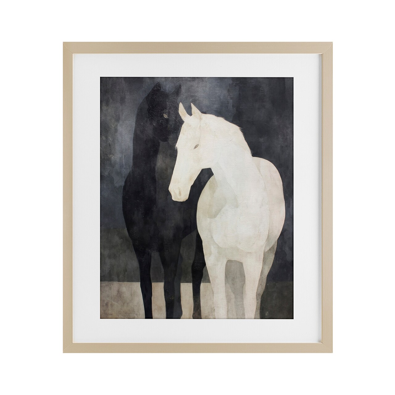 Stupell Industries Equine Twins Of Wind Framed Print Under Glass, design by Svetlana Aleynikova